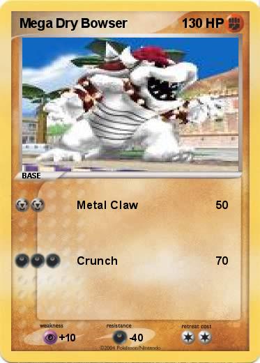 Pokemon Mega Dry Bowser