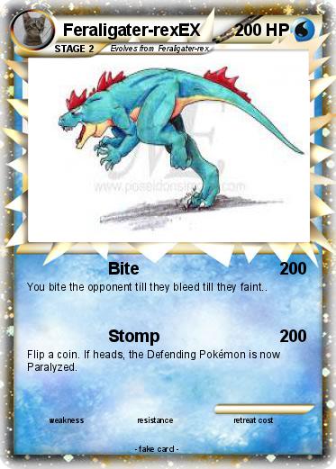 Pokemon Feraligater-rexEX