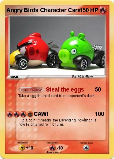 Pokemon Angry Birds Character Cars