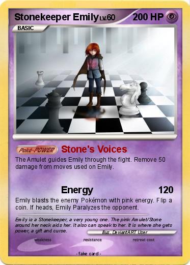 Pokemon Stonekeeper Emily
