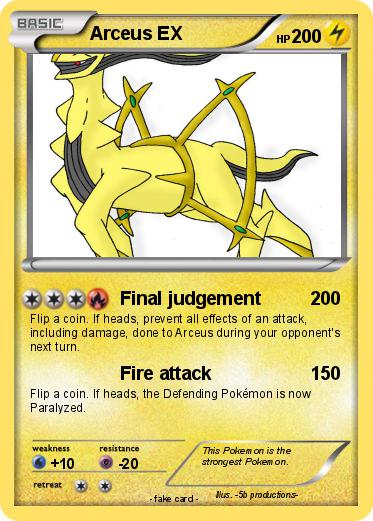 Pokemon Arceus EX
