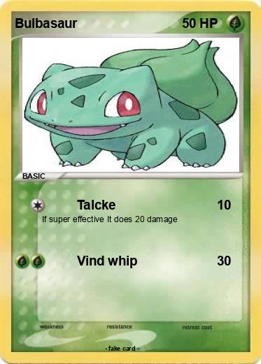 Pokemon Bulbasaur