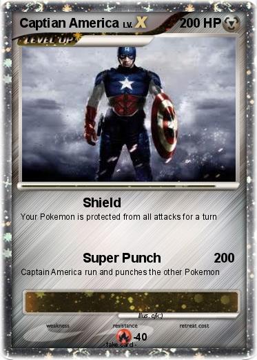 Pokemon Captian America
