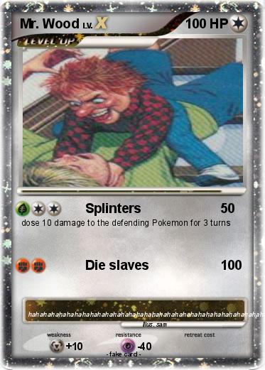 Pokemon Mr. Wood