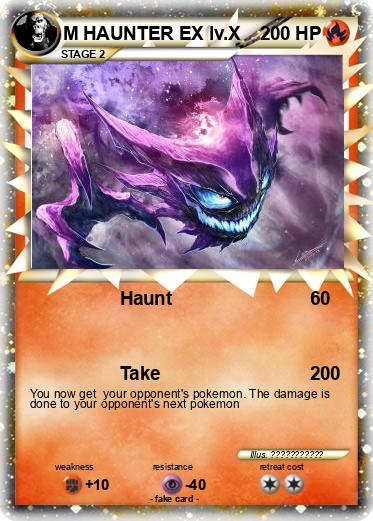 Pokemon M HAUNTER EX lv.X