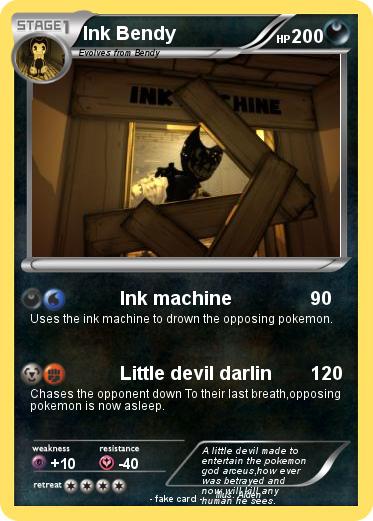 Pokemon Ink Bendy