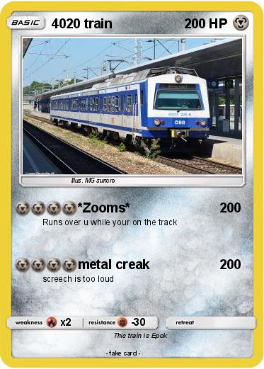 Pokemon 4020 train