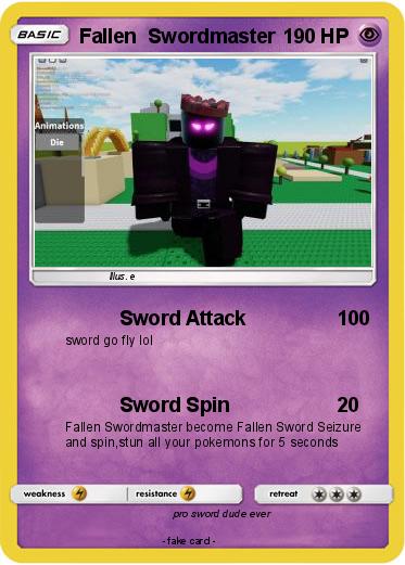 Pokemon Fallen  Swordmaster