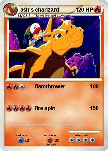 Pokemon ash's charizard