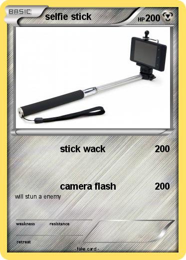 Pokemon selfie stick