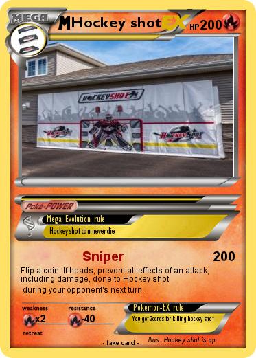 Pokemon Hockey shot
