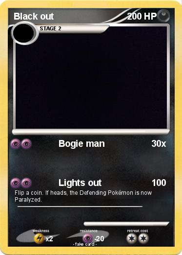 Pokemon Black out