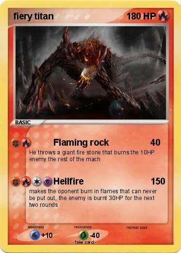 Pokemon fiery titan
