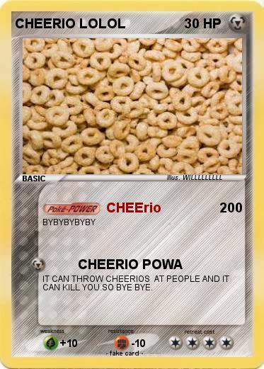 Pokemon CHEERIO LOLOL