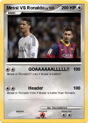 Pokemon Messi VS Ronaldo