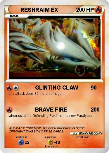 Pokemon RESHRAIM EX
