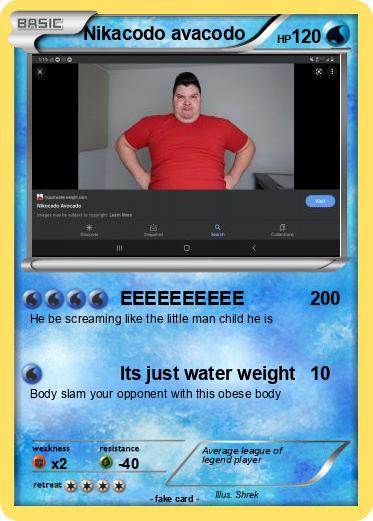 Pokemon Nikacodo avacodo