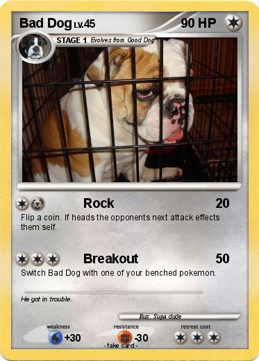 Pokemon Bad Dog