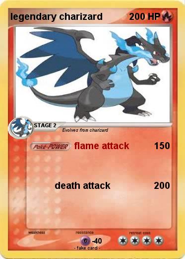 Pokemon legendary charizard