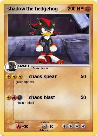 Pokemon shadow the hedgehog