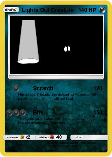 Pokemon Lights Out Creature