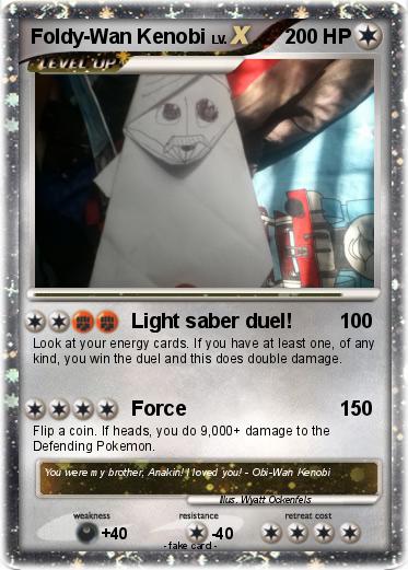 Pokemon Foldy-Wan Kenobi