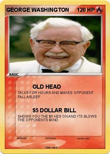 Pokemon GEORGE WASHINGTON