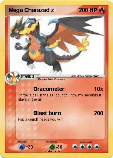 Pokemon Mega Charazad z