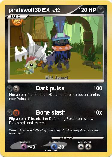 Pokemon piratewolf30 EX