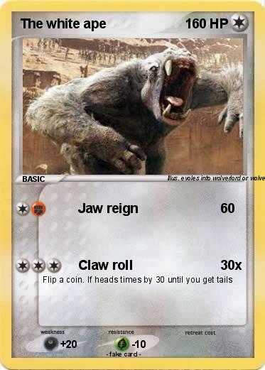Pokemon The white ape