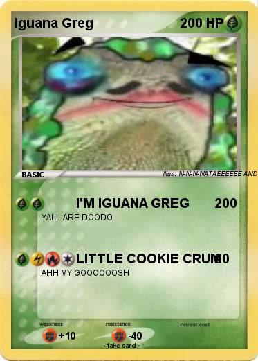 Pokemon Iguana Greg