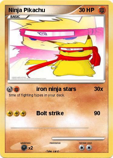 Pokemon Ninja Pikachu