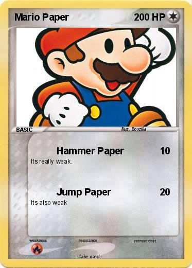 Pokemon Mario Paper
