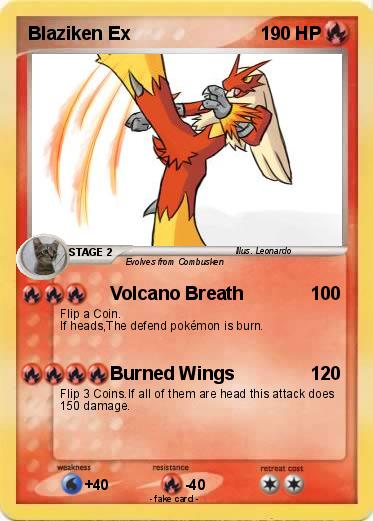 Pokemon Blaziken Ex