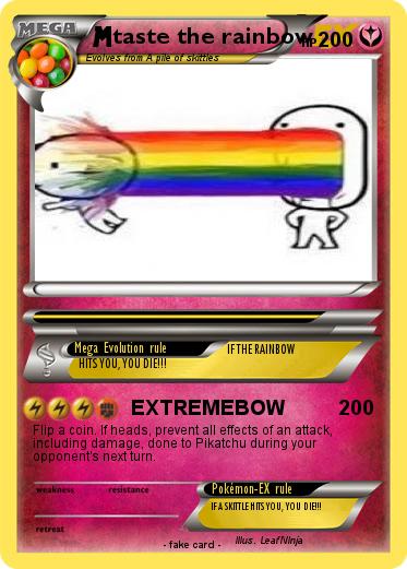 Pokemon taste the rainbow