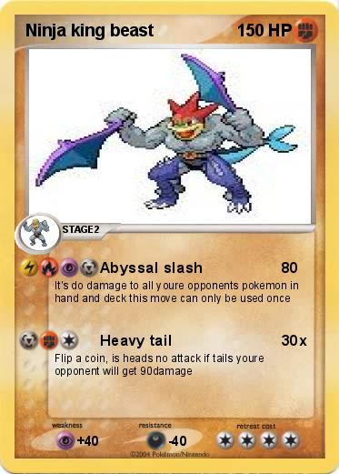 Pokemon Ninja king beast