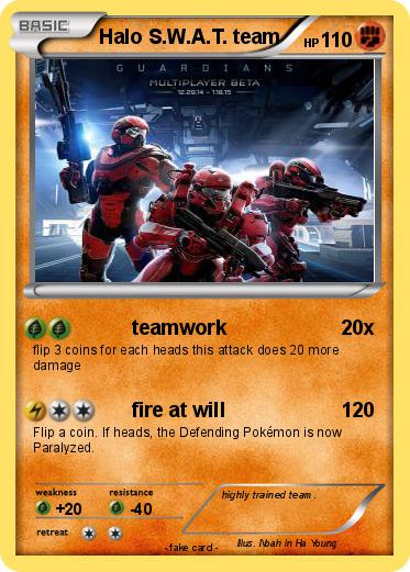 Pokemon Halo S.W.A.T. team