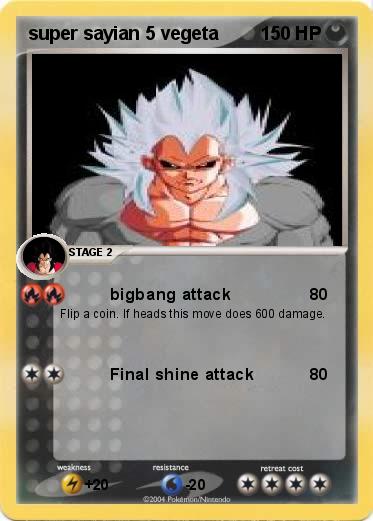 Pokemon super sayian 5 vegeta