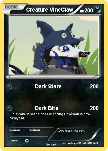 Pokemon Creature VineClaw