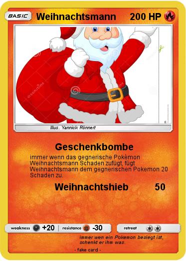 Pokemon Weihnachtsmann