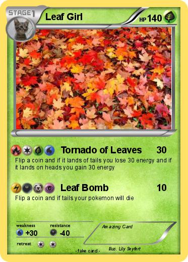 Pokemon Leaf Girl