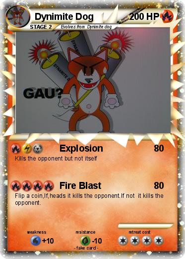 Pokemon Dynimite Dog