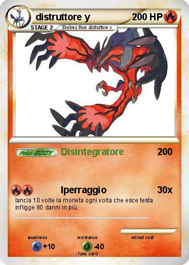 Pokemon distruttore y