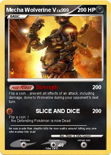 Pokemon Mecha Wolverine V