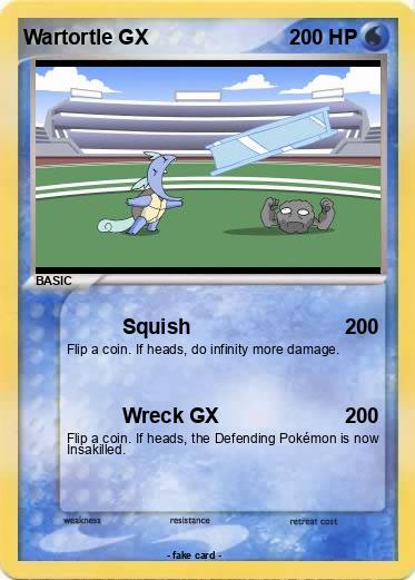 Pokemon Wartortle GX