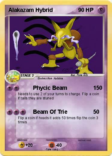 Pokemon Alakazam Hybrid