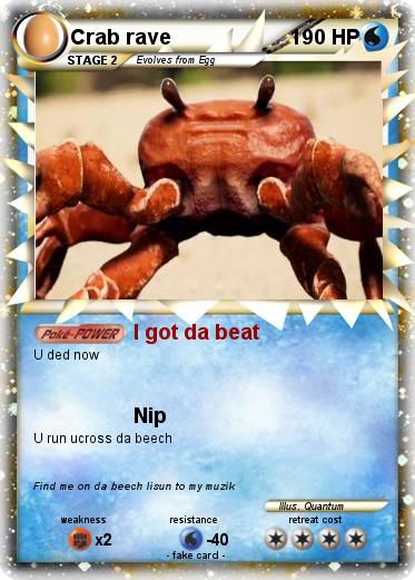 Pokemon Crab rave