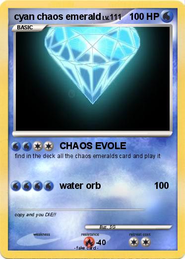 Pokemon cyan chaos emerald