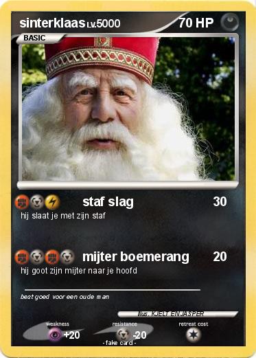 Pokemon sinterklaas