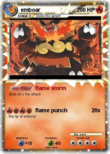 Pokemon emboar